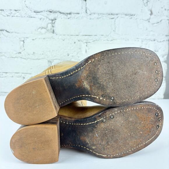 **Rare** Vintage 70’s Frye Banana Black Label Campus Boots - Picture 11 of 16